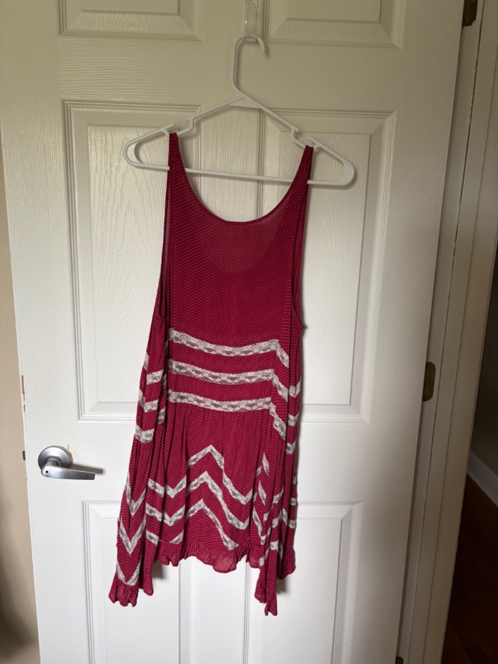 Intimately Free People Voile and Lace Trapeze Slip Dress - M - Picture 4 of 4